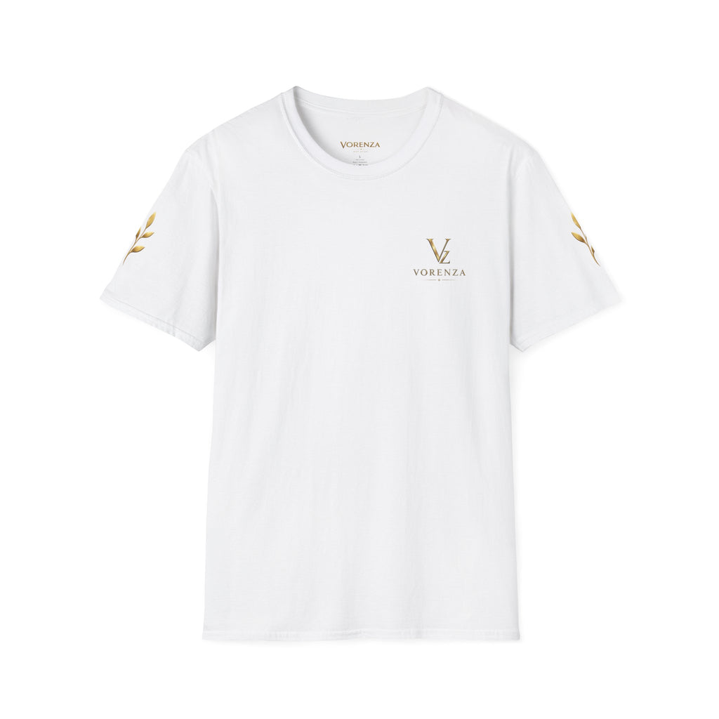 Vorenza Classic Black/White T-Shirt | Premium Gold Detail