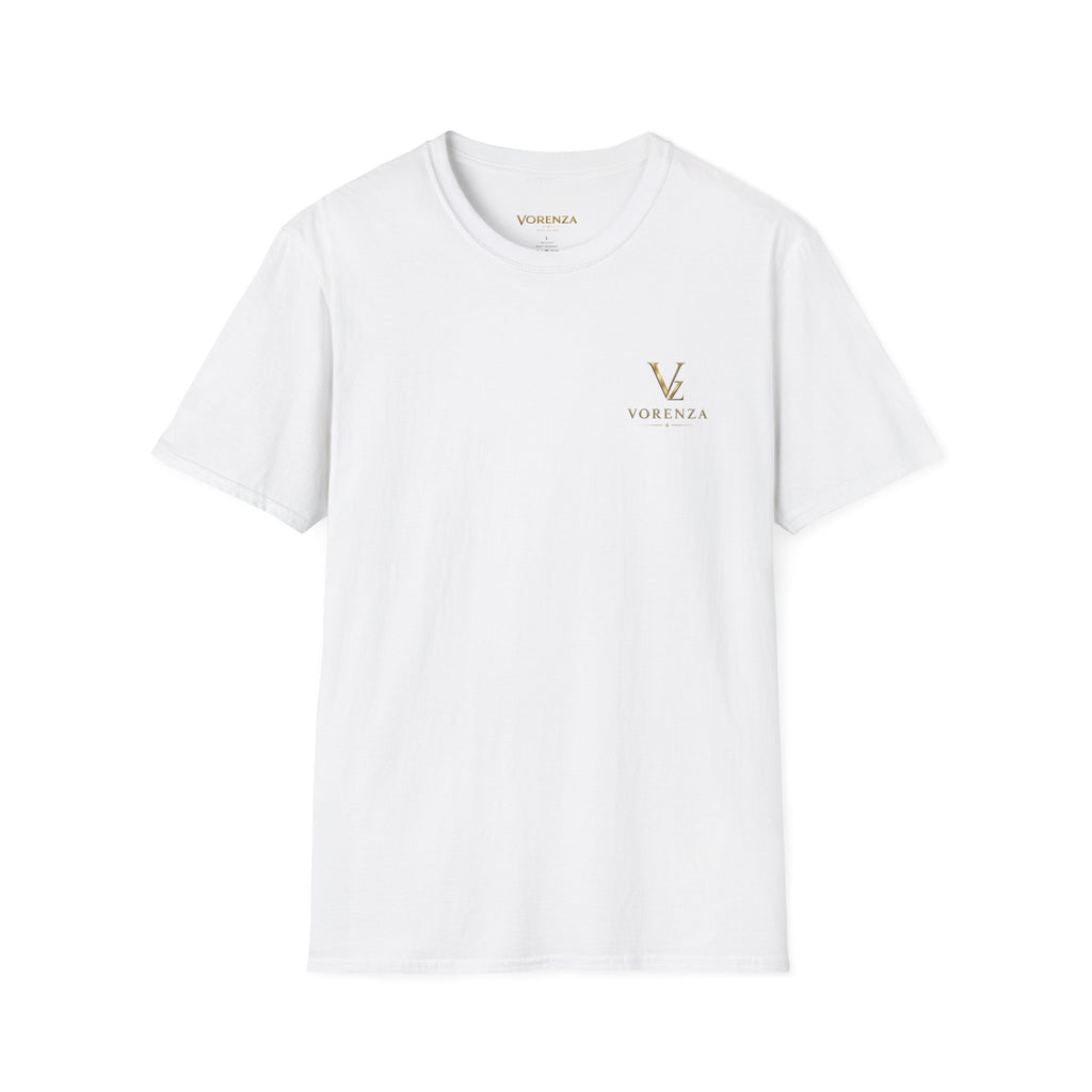 Vorenza Classic Black/White T-Shirt | Premium Gold Detail